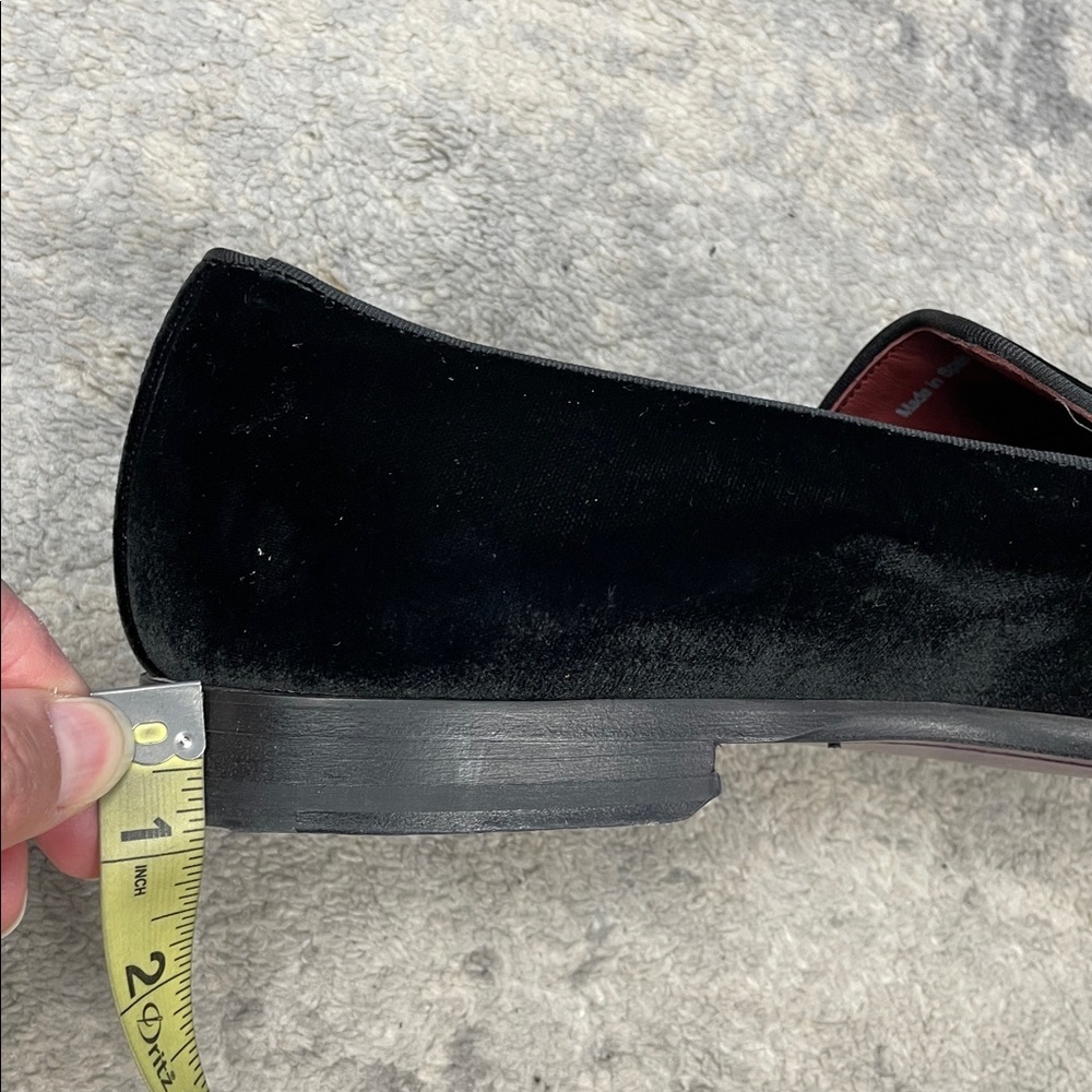 Magnanni Jareth Velvet Loafers Black Classic Smoking Sz 12 - Picture 12 of 12